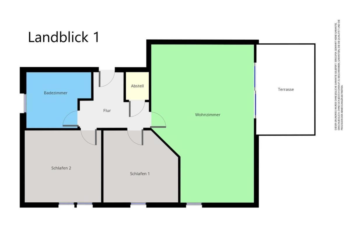 Landblick 1 - Luxusferienwohnung Fuer 4 Personen 诺德代希 外观 照片